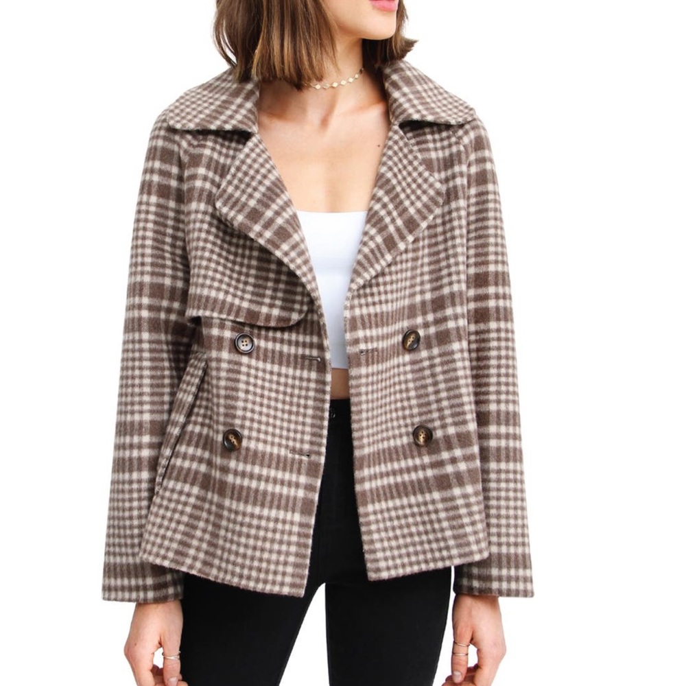 I'm Yours Wool Blend Peacoat